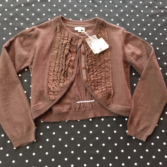 Precio por volumen Eliane et Lena Suéter Cárdigan Encogerse de hombros Prendas exteriores NUEVO CON ETIQUETAS 8 9 10 años  Foto 1 de 1