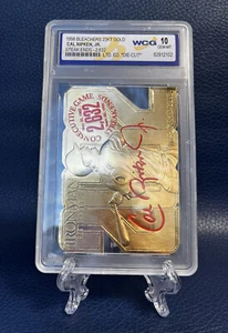 1998 Bleachers Cal Ripken Jr. Game Streak Ends 23kt Graded 10 Baltimore Orioles - Picture 1 of 5