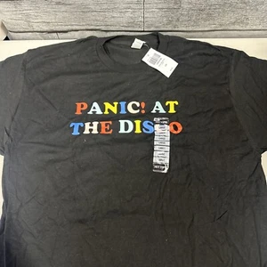 Panic At The Disco T-Shirt Schwarz Größe L Regenbogenfarben - Bild 1 von 5