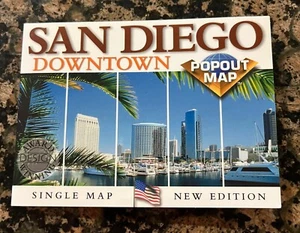San Diego Downtown Pop up Map - Picture 1 of 4