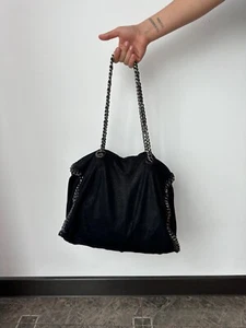 Borsa a tracolla donna Stella McCartney Falabela nera - Foto 1 di 18