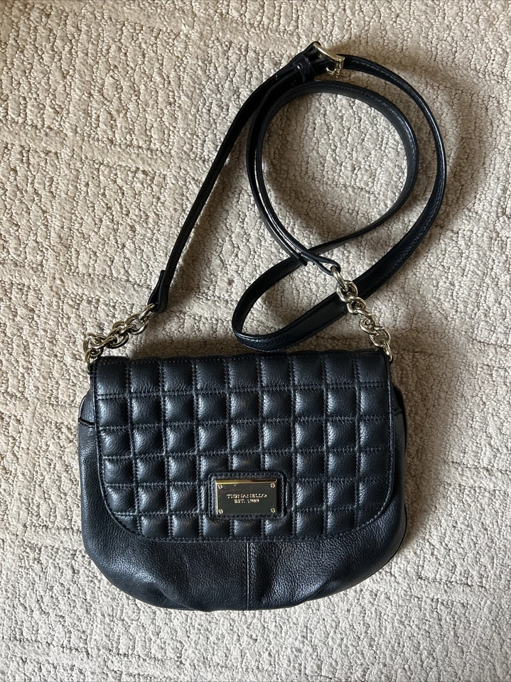 Tignanello Midnight Lady Q 绗缝斜挎包 — 第 1/4 张图片