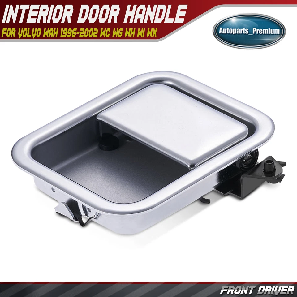 Front Left Chrome Door Handle for Volvo WAH 1996-2002 WC 1996-1998 WG WH WI WX - Image 1 of 4