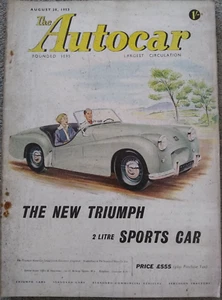 Reisebus (28. August 1953) Panhard Dyna 54, Schweizer Grand Prix, Goodwood, Wohnwagen - Bild 1 von 1