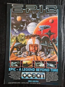 "EPIC OCEAN Amiga SPIEL WERBUNG POSTER KUNST 8,3X11,8" - Bild 1 von 1