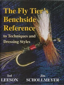 LEESON TED FISHING TYING BOOK FLY TIERS BENCHSIDE REFERENCE TYERS jumbo hardback - Picture 1 of 2