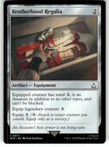 1x Brotherhood Regalia, NM, Assassin's Creed (ACR), Magic: the Gathering, MtG - Bild 1 von 2
