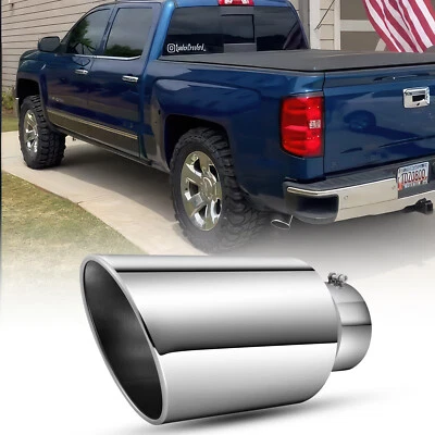 Punta de tubo de escape diésel para Chevy Silverado GMC Sierra 1500 2500 HD 5" entrada 8" Foto 1 de 4