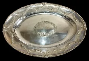 NEOCLASSICAL SILVER TRAY. BARCELONA AND GOLDSMITH HALLMARKS ROOTED. XVIII.XIX - Picture 1 of 1