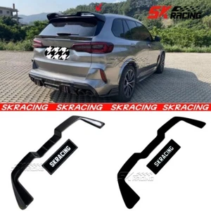 For BMW X5M F95 2020-2023 Gloss/Carbon Fiber Rear Trunk Spoiler Roof Wing Kits - Picture 1 of 35
