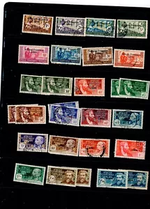 French Equatorial Africa SC# 80/125 Used. 1940-41 Large Libre Collection - Picture 1 of 2