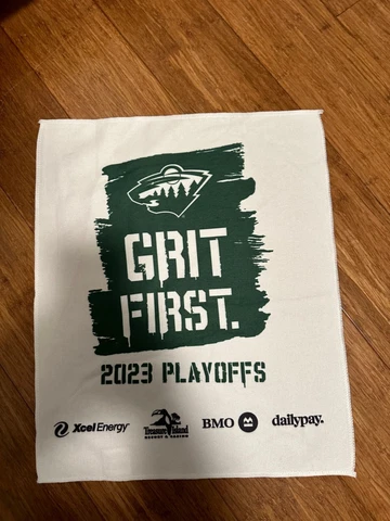 2023 Minnesota Wild Playoff Towel Round 1 Stanley Cup Playoffs Cover