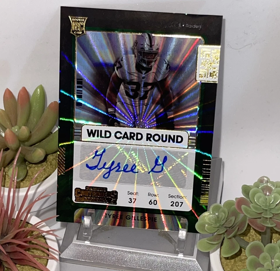 2021 Contenders Tyree Gillespie Auto Wild Card Round SSP RARE! HTF 🔥 Mint FS - Image 1 of 2