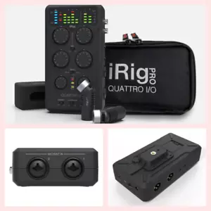 IK Multimedia Irig Pro Quattro I / O Portable audio MIDI interface 4 in / 2 out - Picture 1 of 7