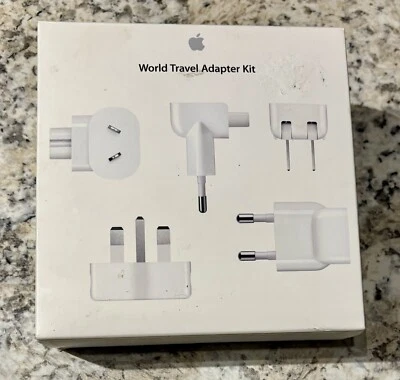 Apple World Travel Adapter Kit - White; Barely Used; See Description - Image 1 of 4