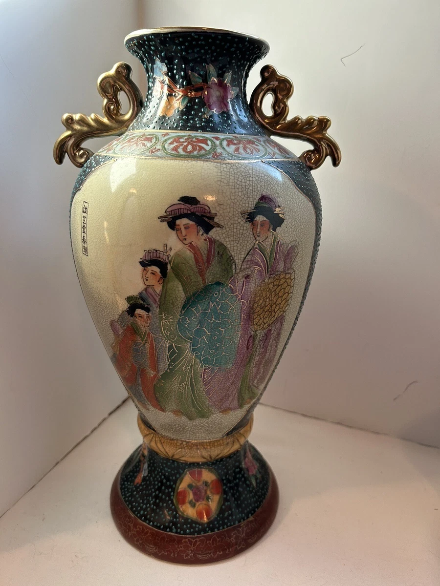 陶瓷黄金古风原创中国风花瓶| eBay