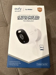 eufy Security by Anker- SoloCam with Spotlight 2K Wired Outdoor Surveillance - Picture 1 of 6
