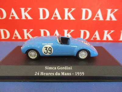 Die cast 1/43 Modellino Auto Simca Gordini N39 24H Le Mans 1939 A. Gordini - Immagine 1 di 4