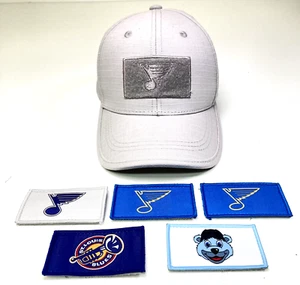 St Louis Blues Decades Mütze - 4 Velco Patches SGA, 2024, NHL Hockey, kostenloser Versand - Bild 1 von 9