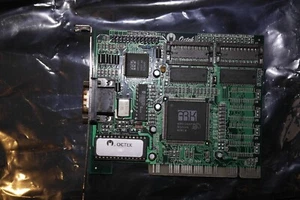 OCTEK ARK100PV 1MB DRAM PCI VGA video card FOR PARTS OR REPAIR - Afbeelding 1 van 2