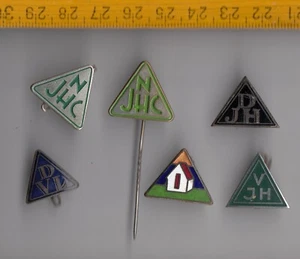 Vintage Youth Hostel Association pin badge brooch YHA enamel - Picture 1 of 10
