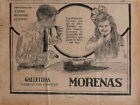 Morenas. Galletitas cubiertas con chocolate - Advertising 1922