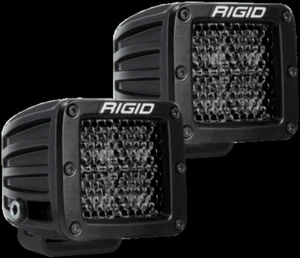 Rigid Industries D Series PRO Midnight Edition - Spot - Diffused - Pair - Picture 1 of 9