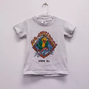 Delta Youth Graphic T Shirt Size XS 2-4 gray Boys Hope New Jersey Land Believe - Picture 1 of 8