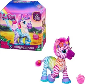 furReal Zenya Mein Regenbogen-Zebra interaktives Spielzeug F6373 NEU & OVP - Bild 1 von 1