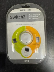 Belkin Switch 2 Series 2 Port USB VGA KVM Switch - Picture 1 of 3