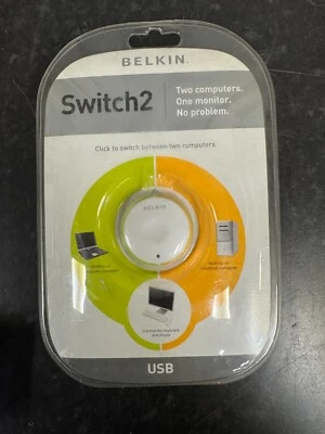 Belkin Switch 2 Series 2 Port USB VGA KVM Switch - Image 1 of 3
