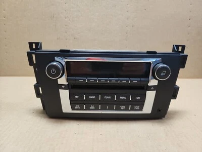 2006-2009 凯迪拉克 DTS CD 播放器 AUX 调幅调频收音机接收器头单元 15847689 — 第 1/4 张图片