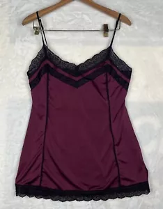 VTG The Limited Womens L Camisole Long Cami Top Y2K Babydoll Fairy Lacetrim Sexy - Picture 1 of 17