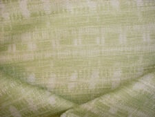 4-1/2Y Kerry Joyce Dedina Citron Linen Beige Print Drapery Upholstery Fabric