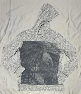American Eagle Hoodie Mens Small Knit Eagle Graphic Pullover Sweatshirt - Picture 1 of 11