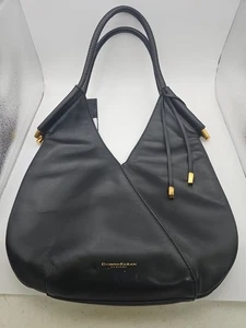 Donna Karan New York Baldwin Shoulder w/ Leather Wrapped Rounded Handle Reg $328 - Picture 1 of 8