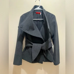 Chaqueta envolvente delantera Ciao Milano Helena en acero gris talla extra pequeña - Imagen 1 de 5