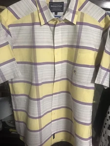ROUGH STOCK Panhandle Slim WESTERN SHIRT XL Starched Nice - Picture 1 of 7