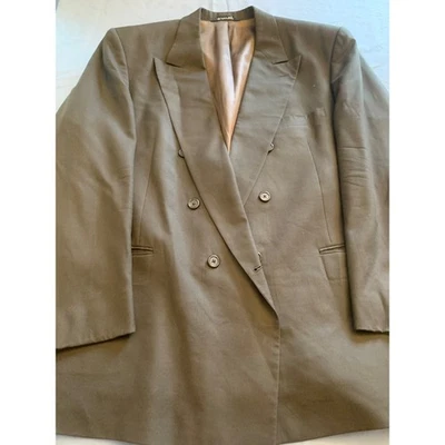 Blazer Burberrys Loro Piana Super 80s Merino Doble Pecho Hecho en América Hombres Foto 1 de 4