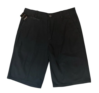 Pantalones Cortos Galaxy By Harvic Para Hombre Talla 30 Negro Chino 100% Algodón Bolsillos Informales Nuevos con Etiquetas Foto 1 de 4