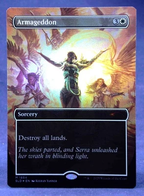 Armageddon - Rainbow FOIL - MTG - Secret Lair Artist Kieran Yanner SLD - NM - Image 1 of 4