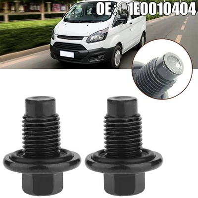 Oil Pan Screws 1E0010404 2Pcs 97JM6730BA Anti-corrosion Quick To Install - Image 1 of 4