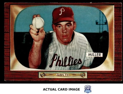 1955 Bowman No110 BOB MILLER Philadelphia Phillies очень хорошее состояние - Изображение 1 из 4