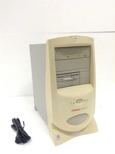 Vintage Compaq Presario 7360 Computer Amd-K6-2 500Mhz w/10GB HD, 64Mb Ram, WORKS - Photo 1/12