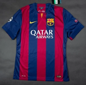 BARCELONA 2014-2015 HOME AUTHENTIC MATCH VERSION XL JERSEY SHIRT 605328-422 BNWT - Picture 1 of 12