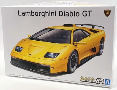 Aoshima 1/24 Scale Model Car Kit 58992 - Lamborghini Diablo GT '99 — 第 1/4 张图片
