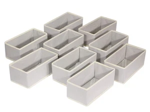 Foldable Cloth Storage Box Closet Dresser Drawer Organizer Fabric Baskets Bin... - Picture 1 of 7