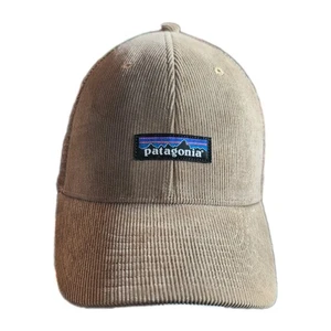 Patagonia P-6 LoPro Untrucker Corduroy Trucker Snapback Hat 'Mojave Khaki' - Picture 1 of 6