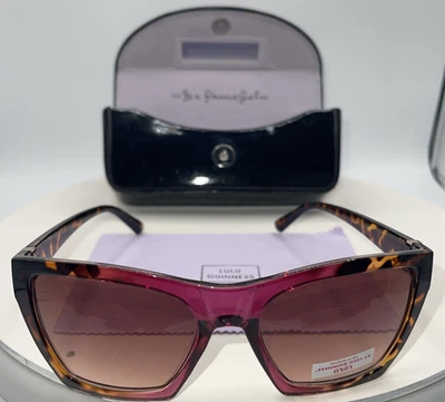 Gafas de sol Lulu by Lulu Guinness para mujer rosa tortuga ojo de gato estuche degradado LL03 Foto 1 de 4