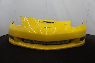 Front Bumper Cover Assembly Yellow OEM 15915335 Chevrolet Corvette C6 Z06 *Note Foto 1 de 4